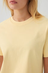 Cropped Boxy Crew Neck T-Shirt