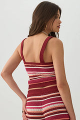 Striped Sweater Tank Top