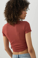 Ruched Side Ultra Crop Top