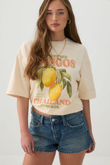Long Oversized Graphic T-Shirt