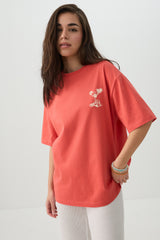 Long Oversized Graphic T-Shirt