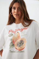 Graphic Drop Shoulder T-Shirt