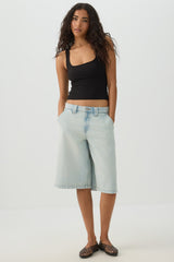 Basic Cropped Ribbed Tank Top