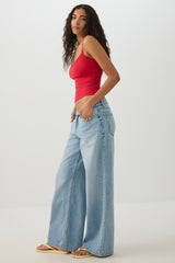 Basic Ribbed Knit Tank Top
