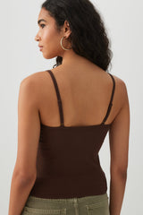 Basic Ribbed Knit Tank Top