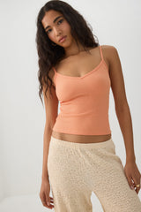 Basic Ribbed Knit Tank Top