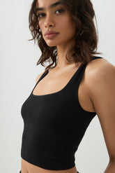 Seamless Ribbed Trapeze Tank Top