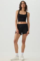 Seamless Ribbed Trapeze Tank Top