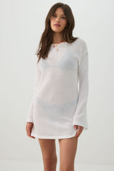 Textured Knit Mini Dress