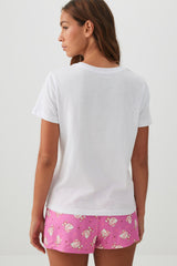 Classic Hello Kitty Print T-shirt