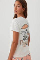 Classic Snoopy Print T-shirt