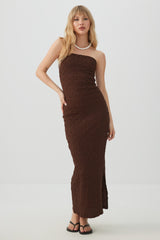 Strapless Midi Dress