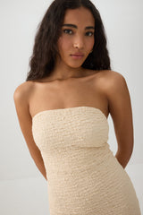 Strapless Midi Dress