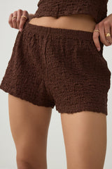 Textured Knit Shorts