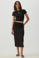 Ultra Crop Rib T-Shirt