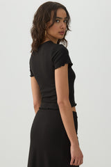 Ultra Crop Rib T-Shirt