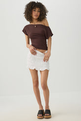 Mini Smocked Skirt
