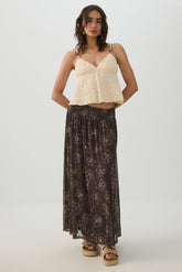 Maxi Mesh Skirt