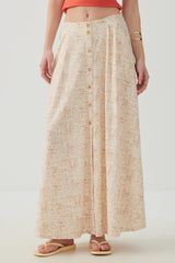 Knit Crepe Maxi Skirt
