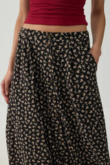 Knit Crepe Maxi Skirt