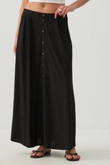 Knit Crepe Maxi Skirt