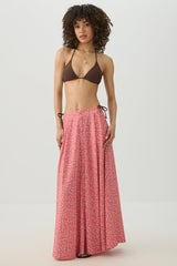 Knit Crepe Maxi Skirt