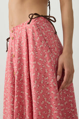 Knit Crepe Maxi Skirt
