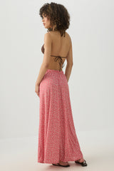 Knit Crepe Maxi Skirt