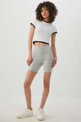 High-Waisted Biker Shorts