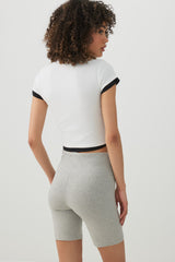 High-Waisted Biker Shorts