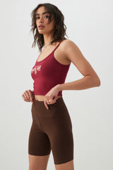 High-Waisted Biker Shorts