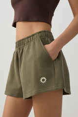 Printed Knit Shorts