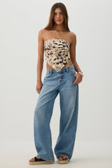 Satin Bandeau Tube Top