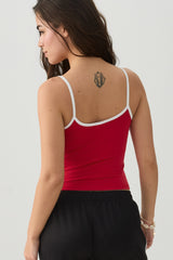 Contrast Trim Thailand Tank Top