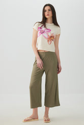 Knit Crepe Culottes