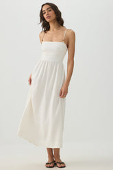 Linen Midi Dress
