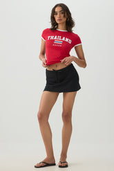 Cotton Jersey Skort