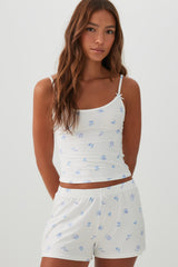 Printed Ultra Soft PJ Tank Top