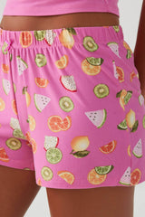 Printed Ultra Soft PJ Shorts