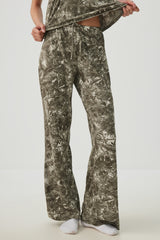 Tropical Forest Knit Waffle PJ Pants