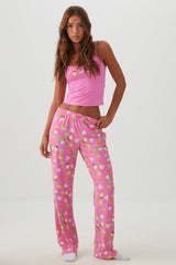 Printed Ultra Soft Straight Leg PJ Pants