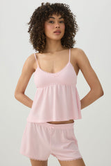 Waffle Knit PJ Tank Top