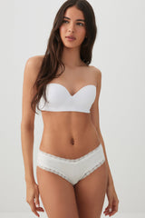 Seamless Strapless Push Up Bra