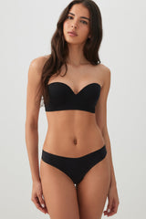 Seamless Strapless Push Up Bra