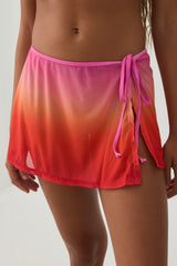 Print Knit Swim Cover Up