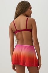 Print Knit Swim Cover Up