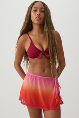 Print Knit Swim Cover Up