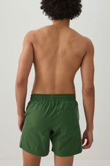Contrast Piping Swim Trunks