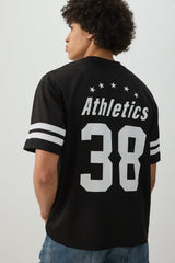 Crew Neck Mesh Sport Top