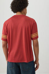 Crew Neck Mesh Sport Top